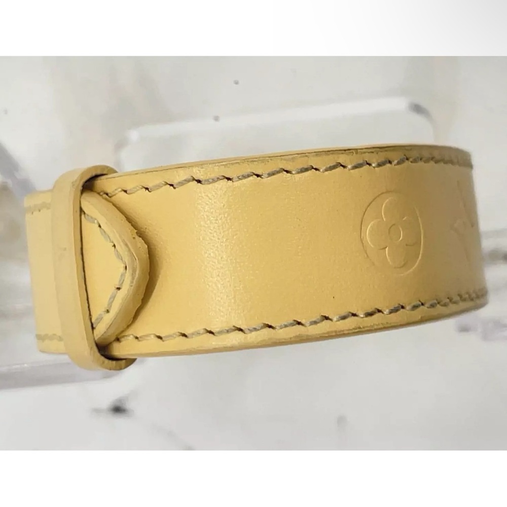 Louis Vuitton Cream leather Bracelet FULL Inclusion - Picture 15 of 16